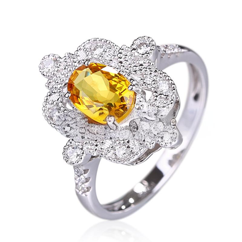 培育黄宝石（黄色蓝宝石）Lab-grown topaz (yellow sapp