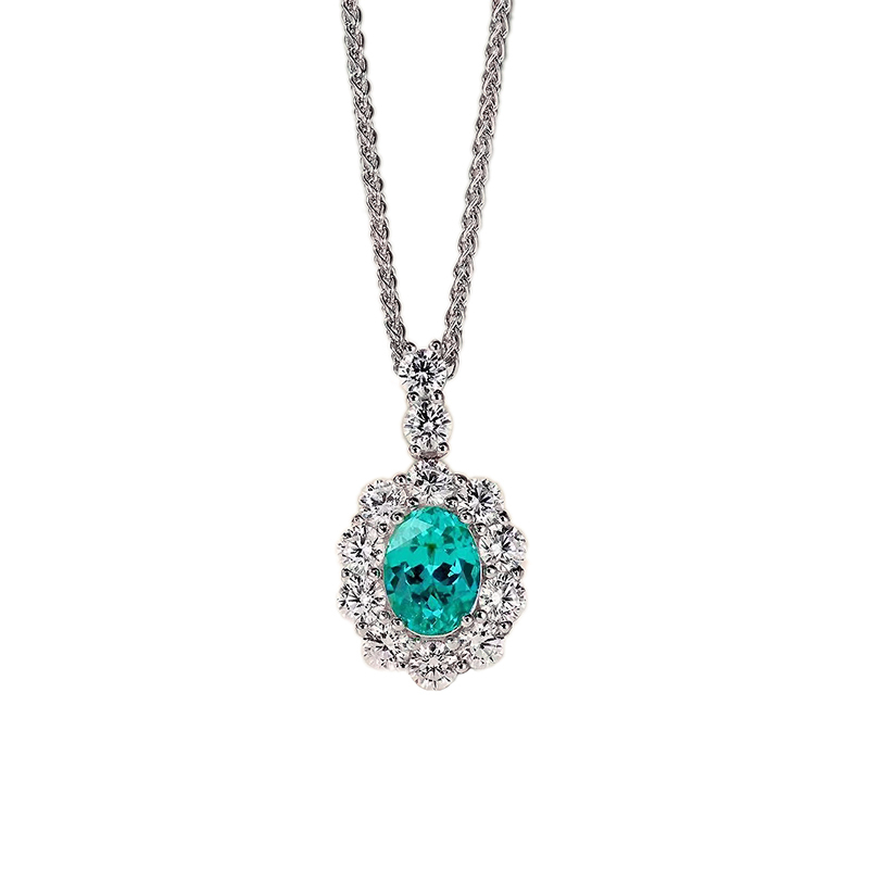 培育帕拉伊巴碧玺 Lab-grown Paraiba tourmaline